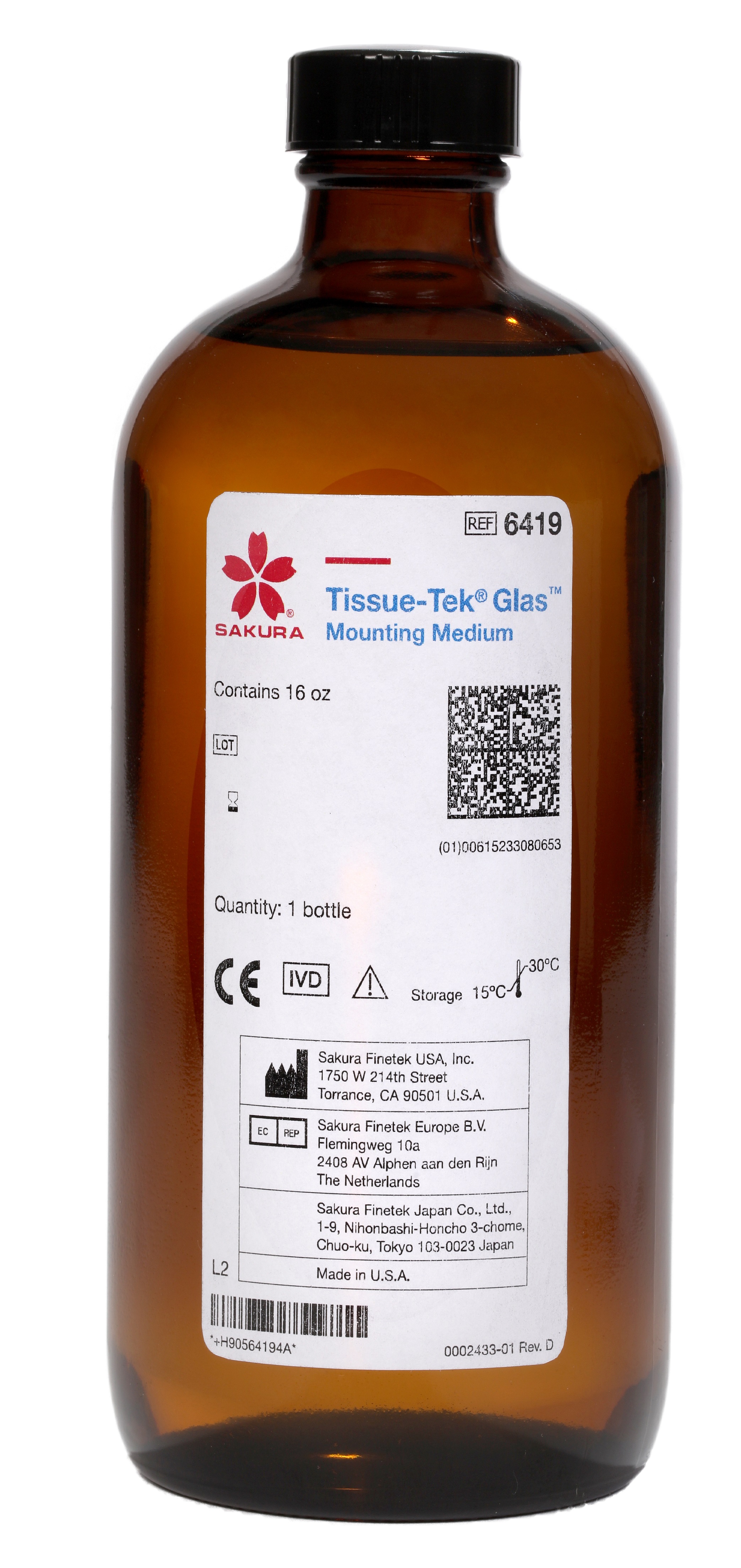 Tissue-Tek<sup>&reg;</sup> Glas&trade; Mounting Medium<br /> &nbsp;