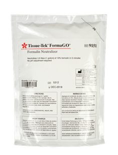 Tissue-Tek<sup>&reg;</sup> FormaGO<sup>&reg;</sup> Formalin Neutralizer